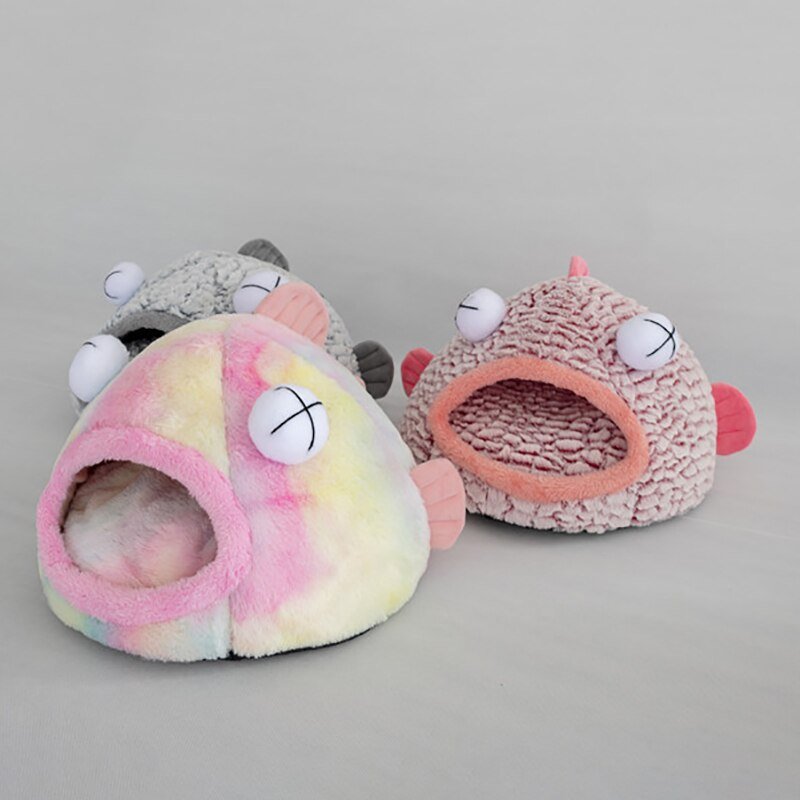 Cats House Soft Pet Bed Mat Tent Winter Warm Kennel Cave For Small Medium Dogs Cats Cute Puppy Sleeping Mat Nest Pets Supplies-0